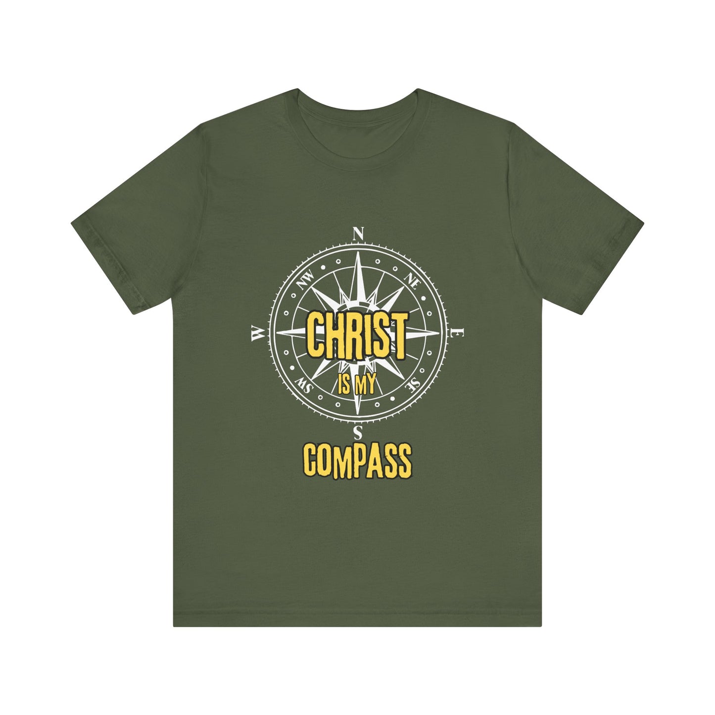 “Christ is My Compass” Religious T-Shirt – Faith-Based Direction for Daily Life