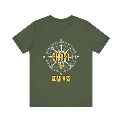 “Christ is My Compass” Religious T-Shirt – Faith-Based Direction for Daily Life