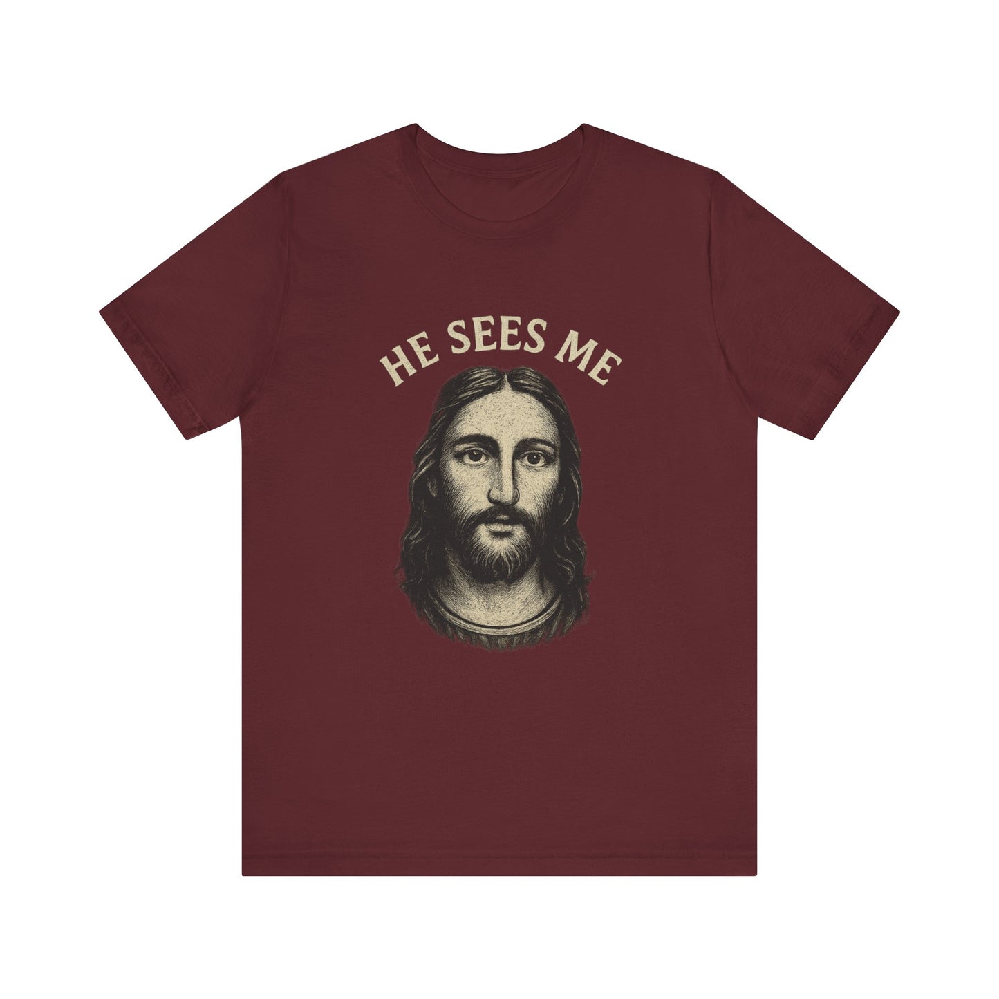 “He Sees Me” Religious T-Shirt – Faith-Inspired Reminder of God’s Presence