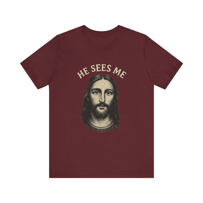 “He Sees Me” Religious T-Shirt – Faith-Inspired Reminder of God’s Presence