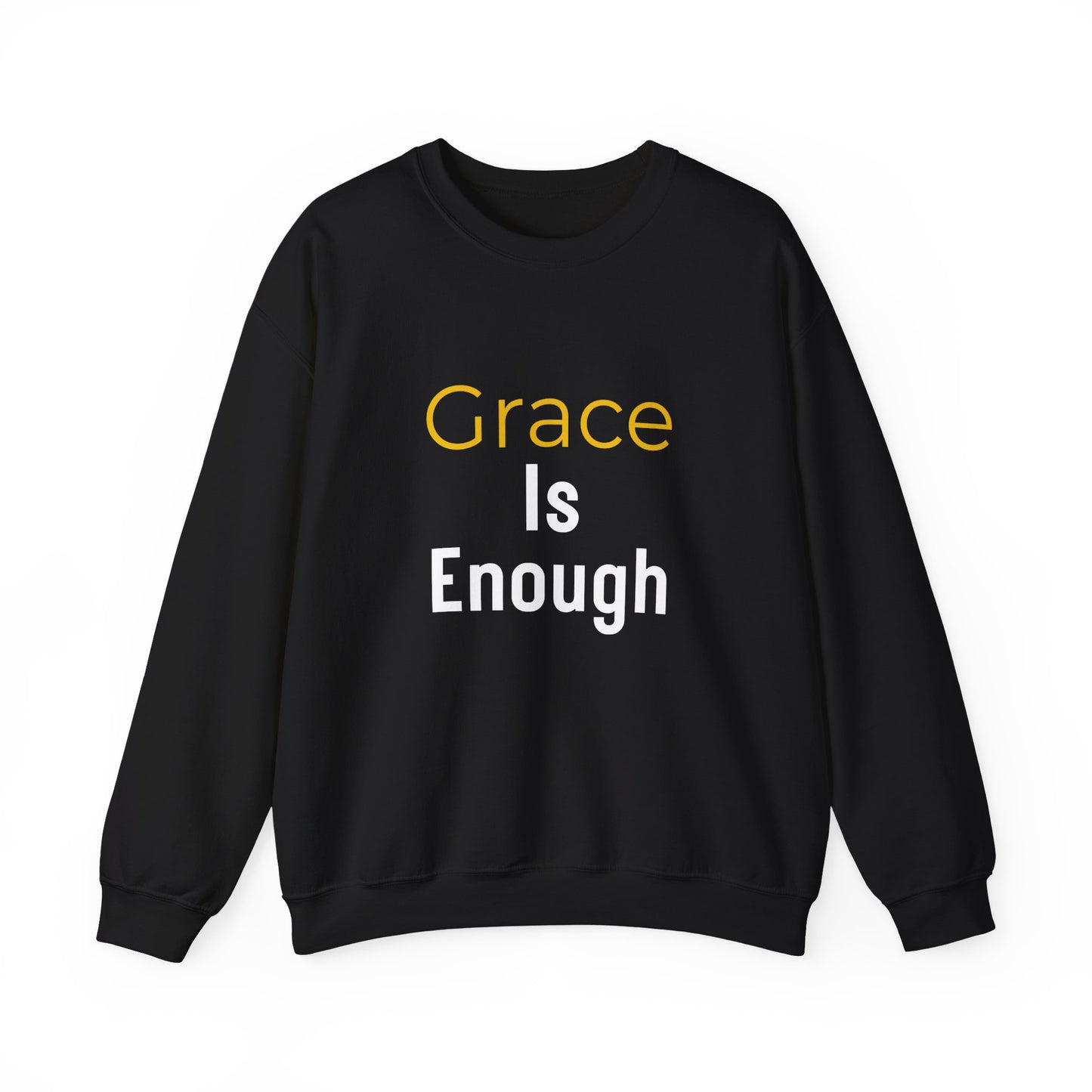 “Grace is Enough” Crewneck Religious Sweatshirt – Cozy Faith Comfort