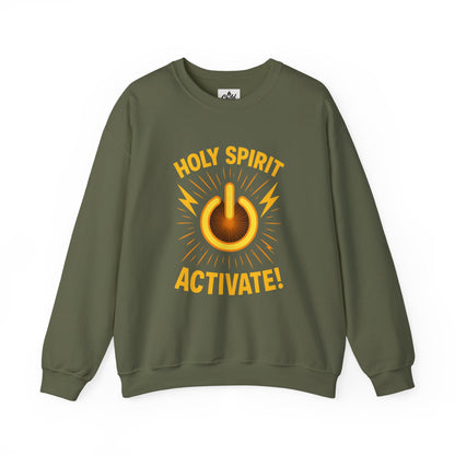 "Holy Spirit Activate" - Christian Sweatshirt - Unisex