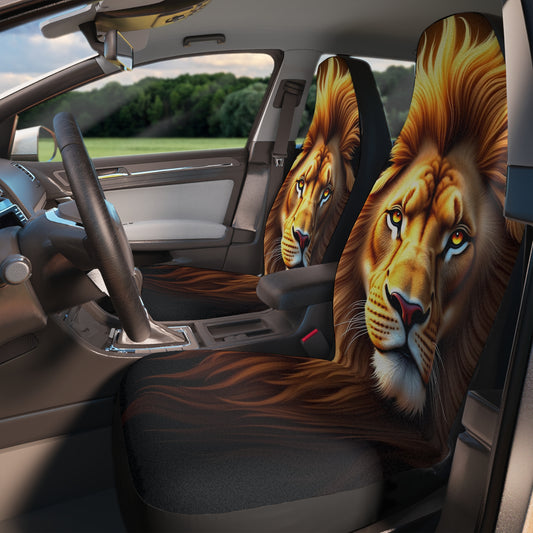 Lion of Judah Car Seat Cover - Christian Auto Accessories, Vehicle Decor, Seat Protectors, Spiritual Gifts, Religious Car Decor