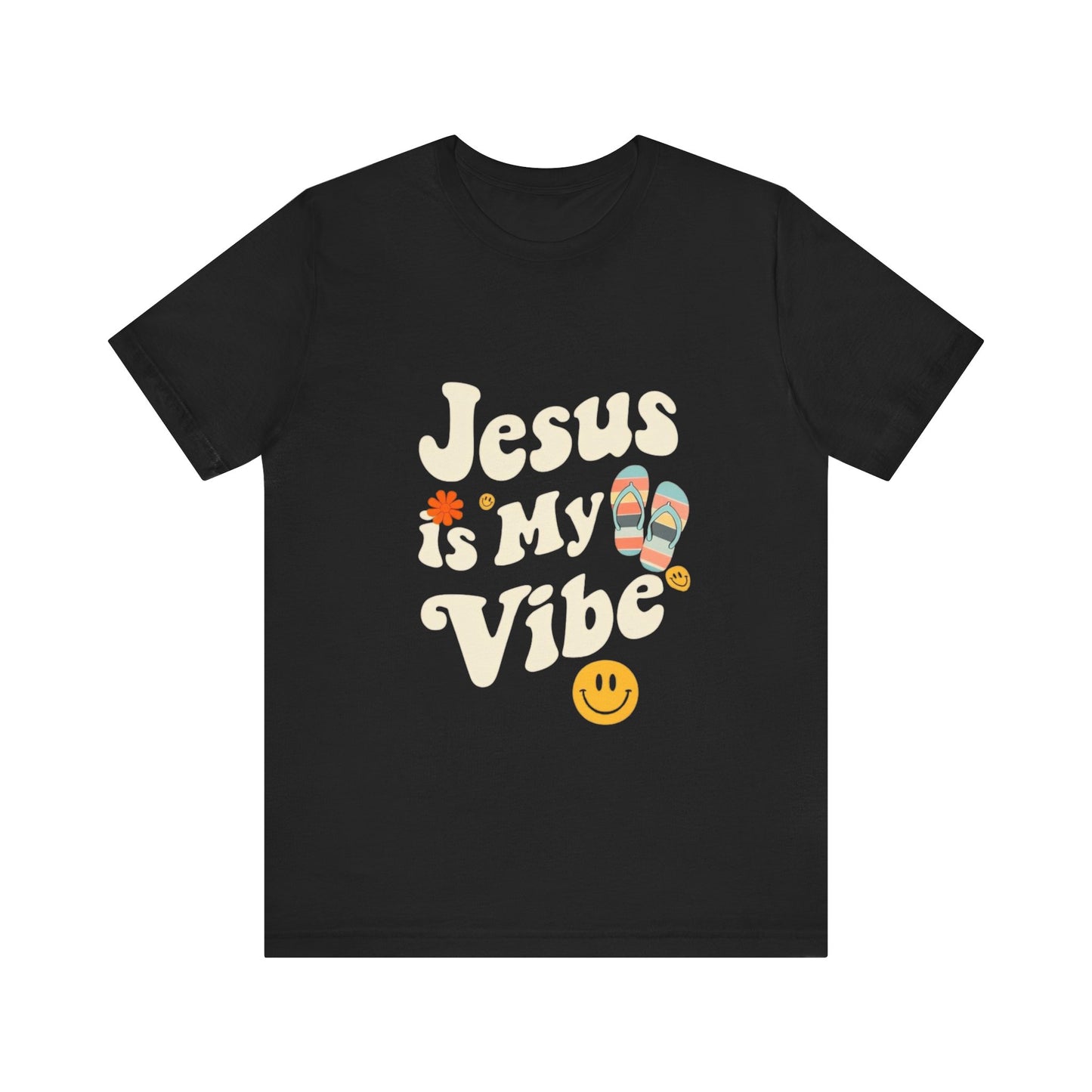 “Jesus Is My Vibe” Religious T-Shirt – Stylish Faith Statement