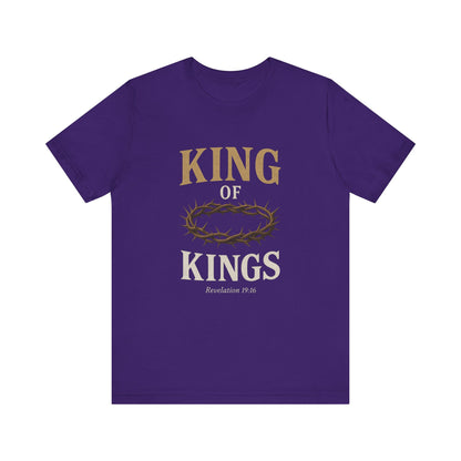 “King of Kings” Religious T-Shirt – Bold Declaration of Faith