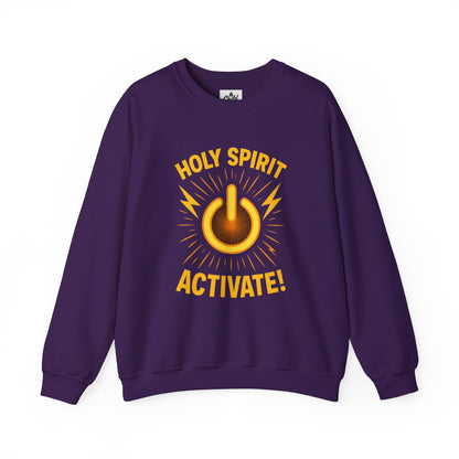 "Holy Spirit Activate" - Christian Sweatshirt - Unisex