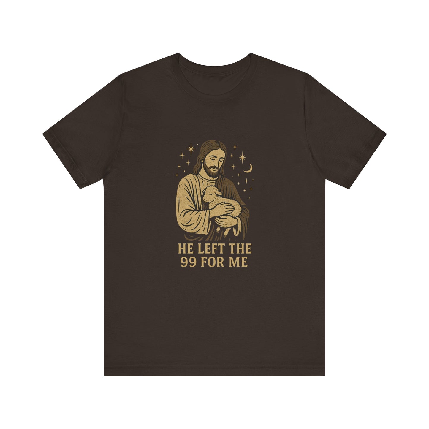 “He Left the 99 for Me” Christian T-Shirt – Powerful Message of God’s Love
