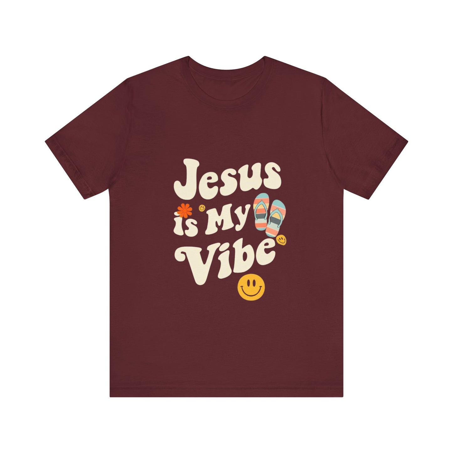 “Jesus Is My Vibe” Religious T-Shirt – Stylish Faith Statement