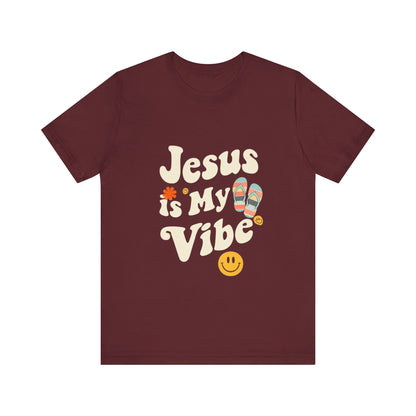 “Jesus Is My Vibe” Religious T-Shirt – Stylish Faith Statement