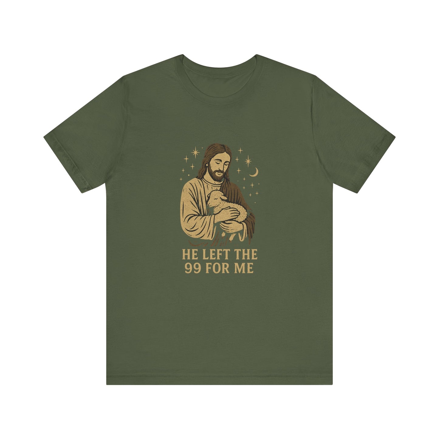“He Left the 99 for Me” Christian T-Shirt – Powerful Message of God’s Love