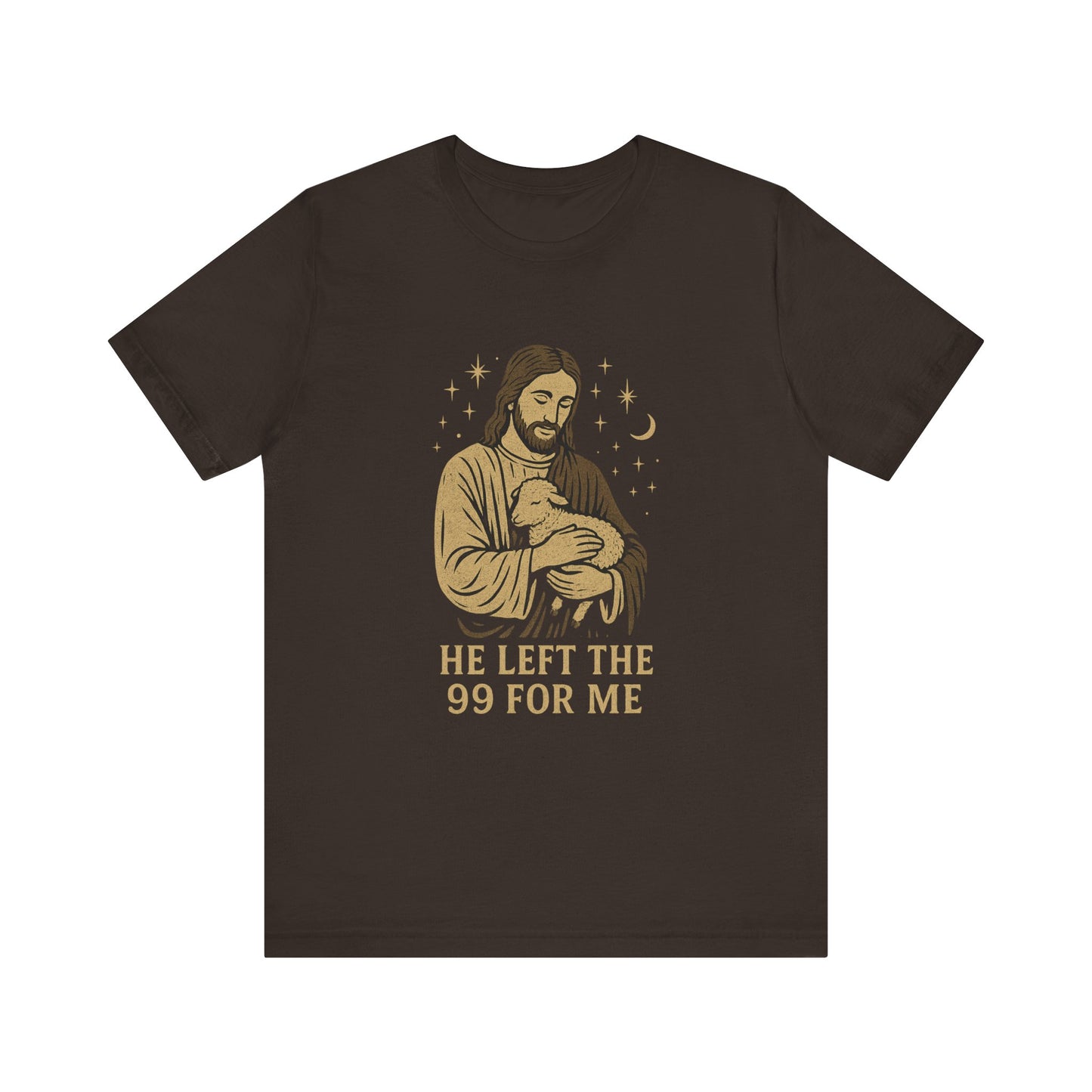 “He Left the 99 for Me” Christian T-Shirt – Powerful Message of God’s Love