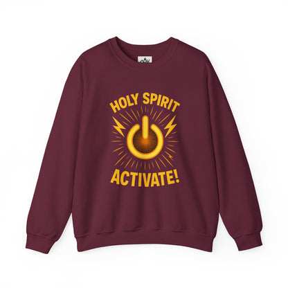 "Holy Spirit Activate" - Christian Sweatshirt - Unisex