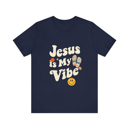 “Jesus Is My Vibe” Religious T-Shirt – Stylish Faith Statement