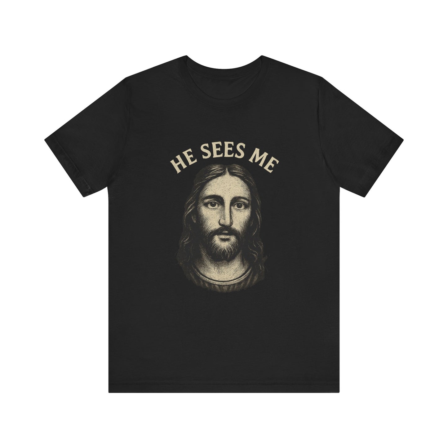 “He Sees Me” Religious T-Shirt – Faith-Inspired Reminder of God’s Presence