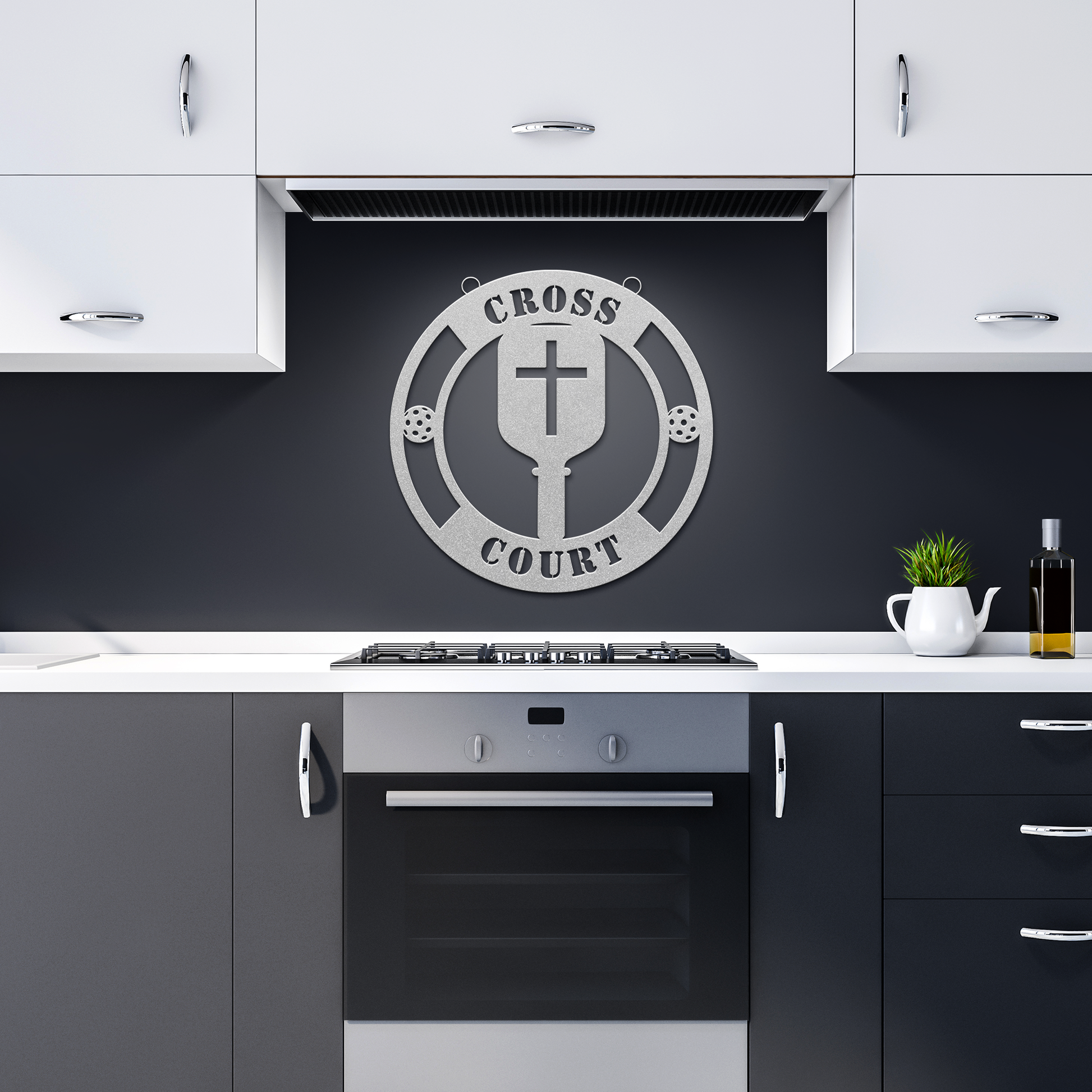 Christian_Pickleball_Gift__Cross_Court__Silver_Dark_Kitchen_Mockup.png