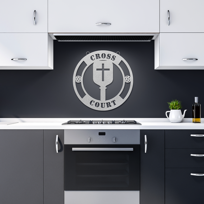 Christian_Pickleball_Gift__Cross_Court__Silver_Dark_Kitchen_Mockup.png