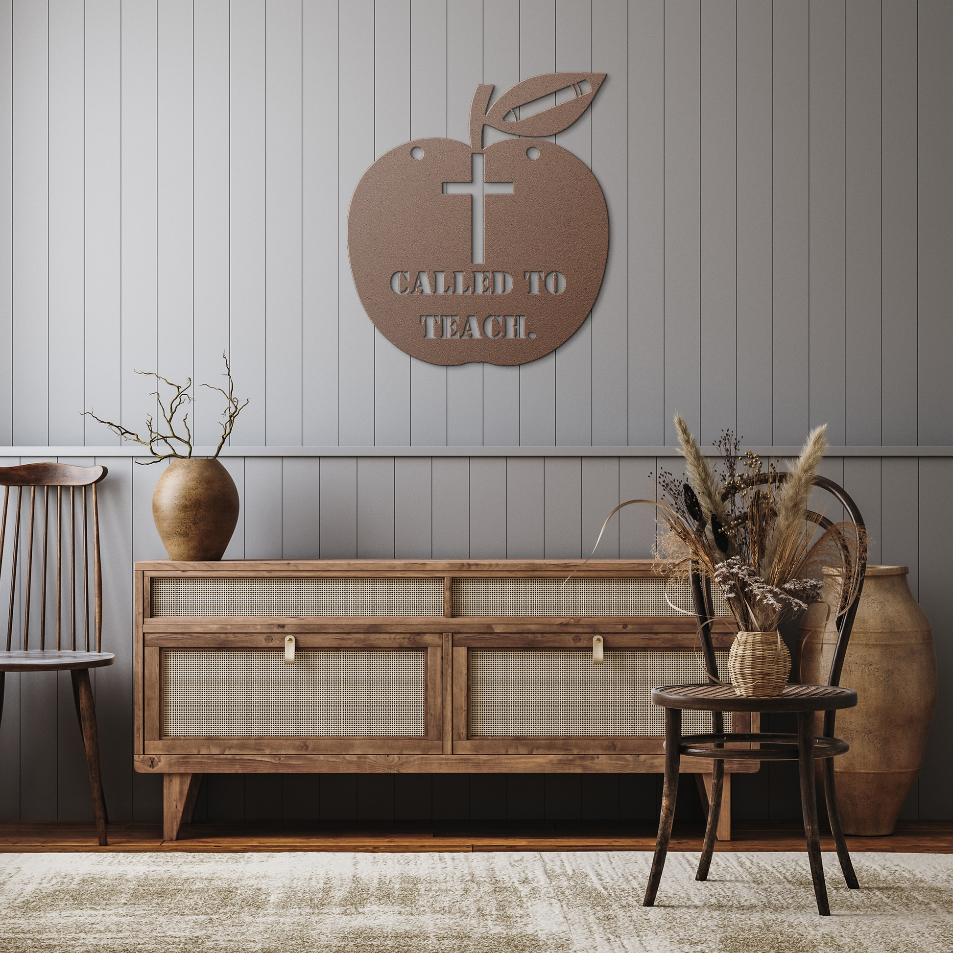 Christian_Teacher_Gift__Called_to_Teach_Copper_Rustic_Hallway_Mockup.png