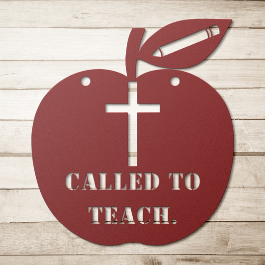 Christian_Teacher_Gift__Called_to_Teach_Red_Simple_Wood_BKGD_Mockup.png
