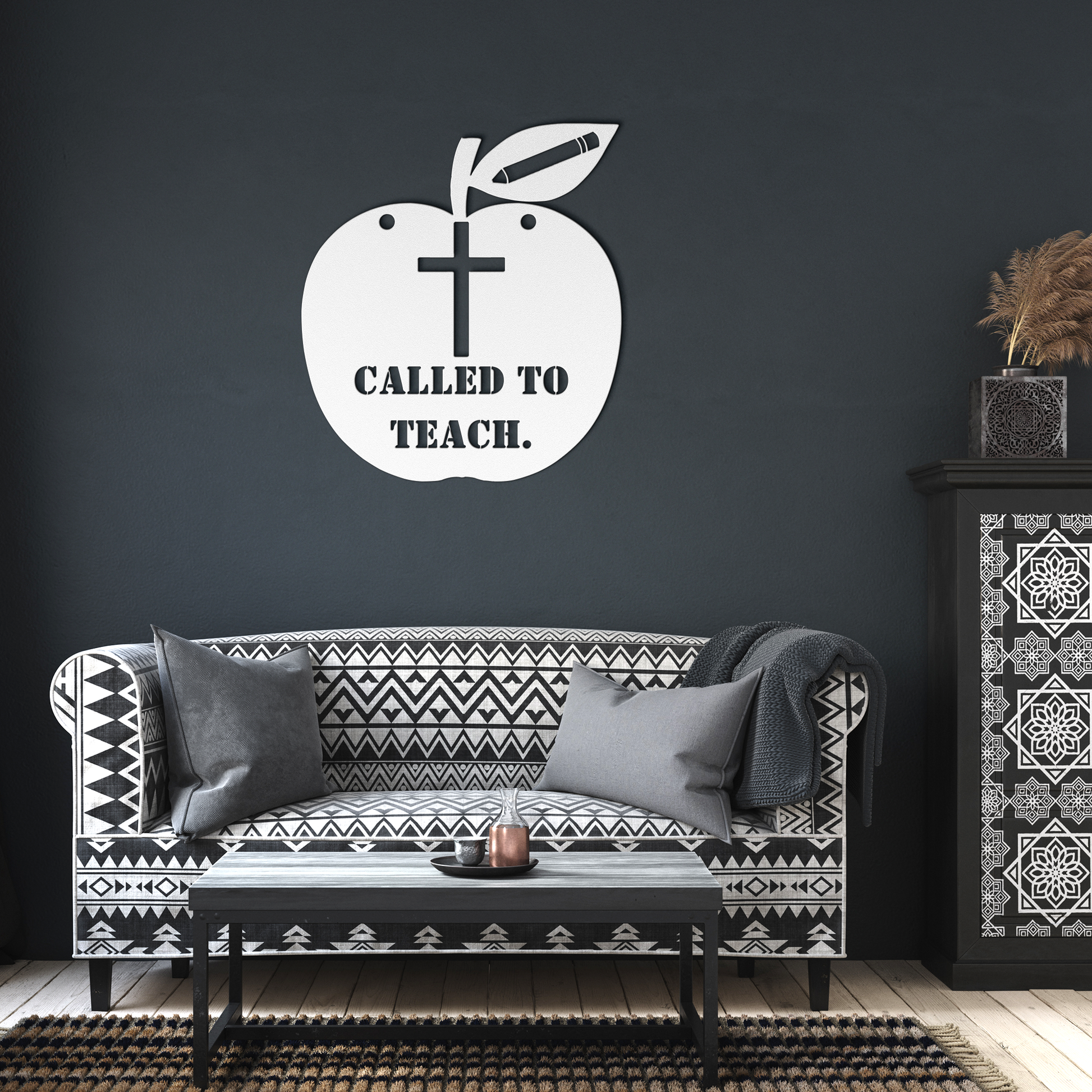 Christian_Teacher_Gift__Called_to_Teach_White_Dark_Living_Room_Mockup.png