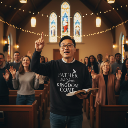"Father, Let Your KIngdom, Come" - Christian Sweatshirt