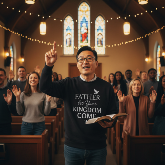 "Father, Let Your KIngdom, Come" - Christian Sweatshirt