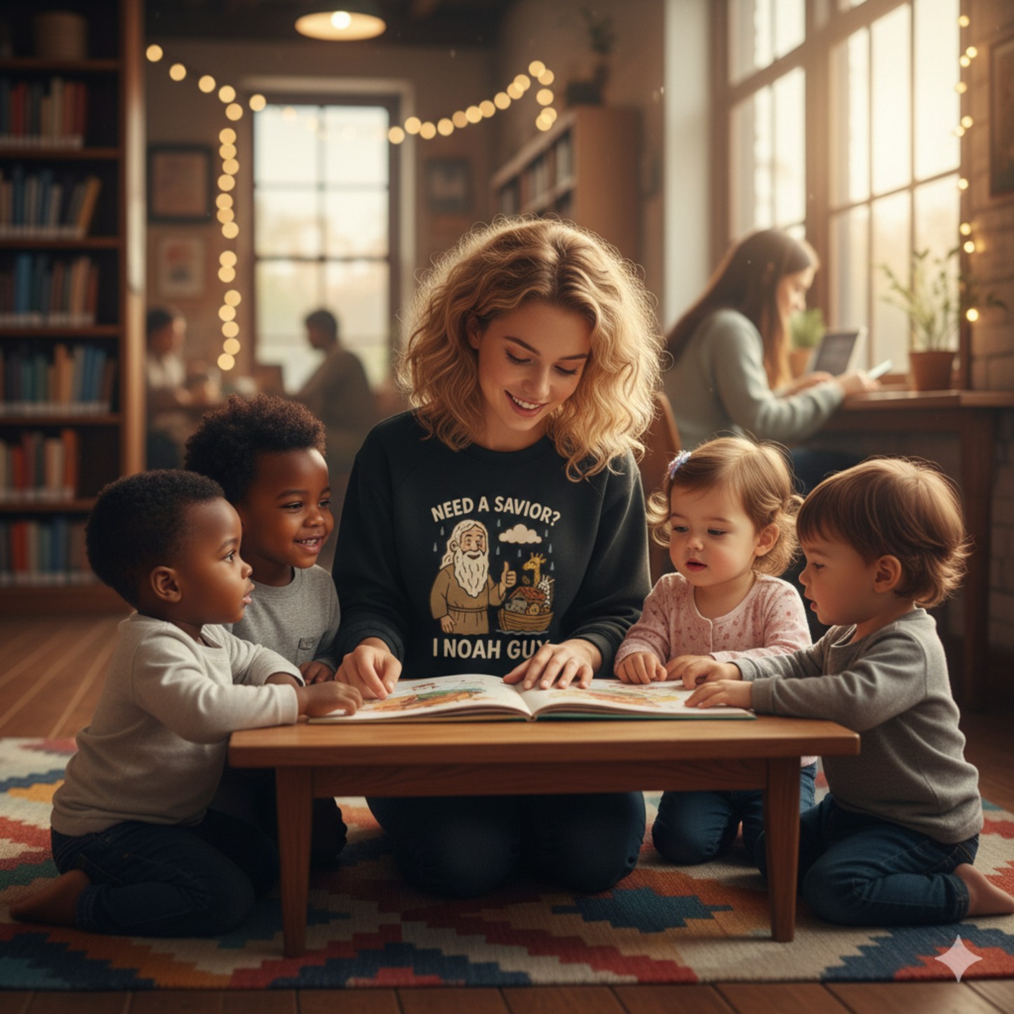 "Need a Savior? I Noah Guy." - Christian Sweatshirt - Unisex