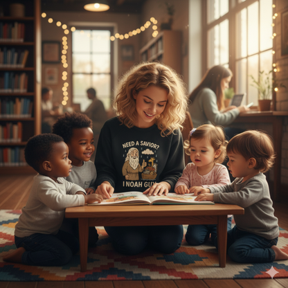 "Need a Savior? I Noah Guy." - Christian Sweatshirt - Unisex