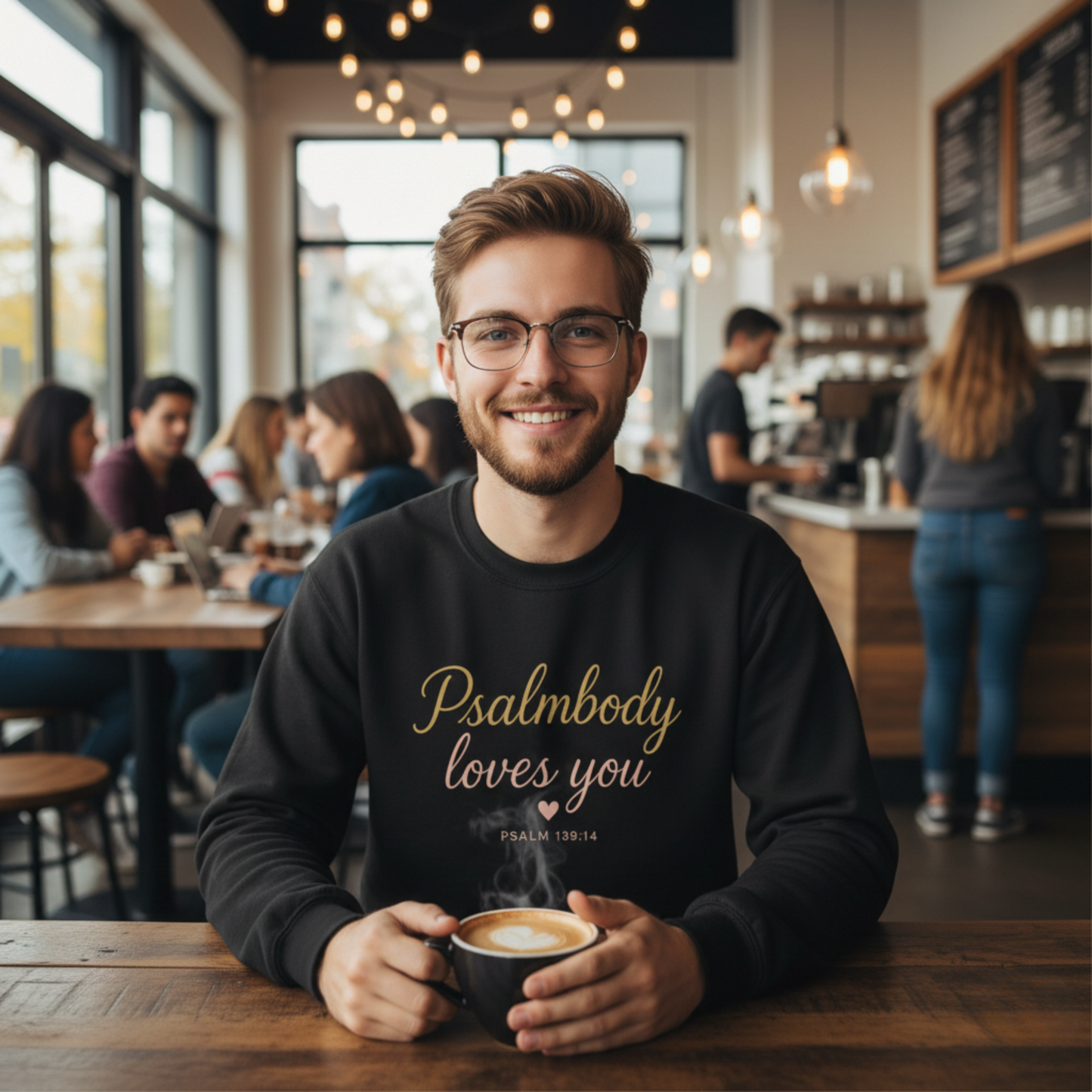 "Psalmbody Loves You" - Christian Sweatshirt