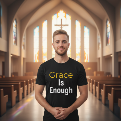 “Grace is Enough” Religious T-Shirt – Timeless Faith Statement