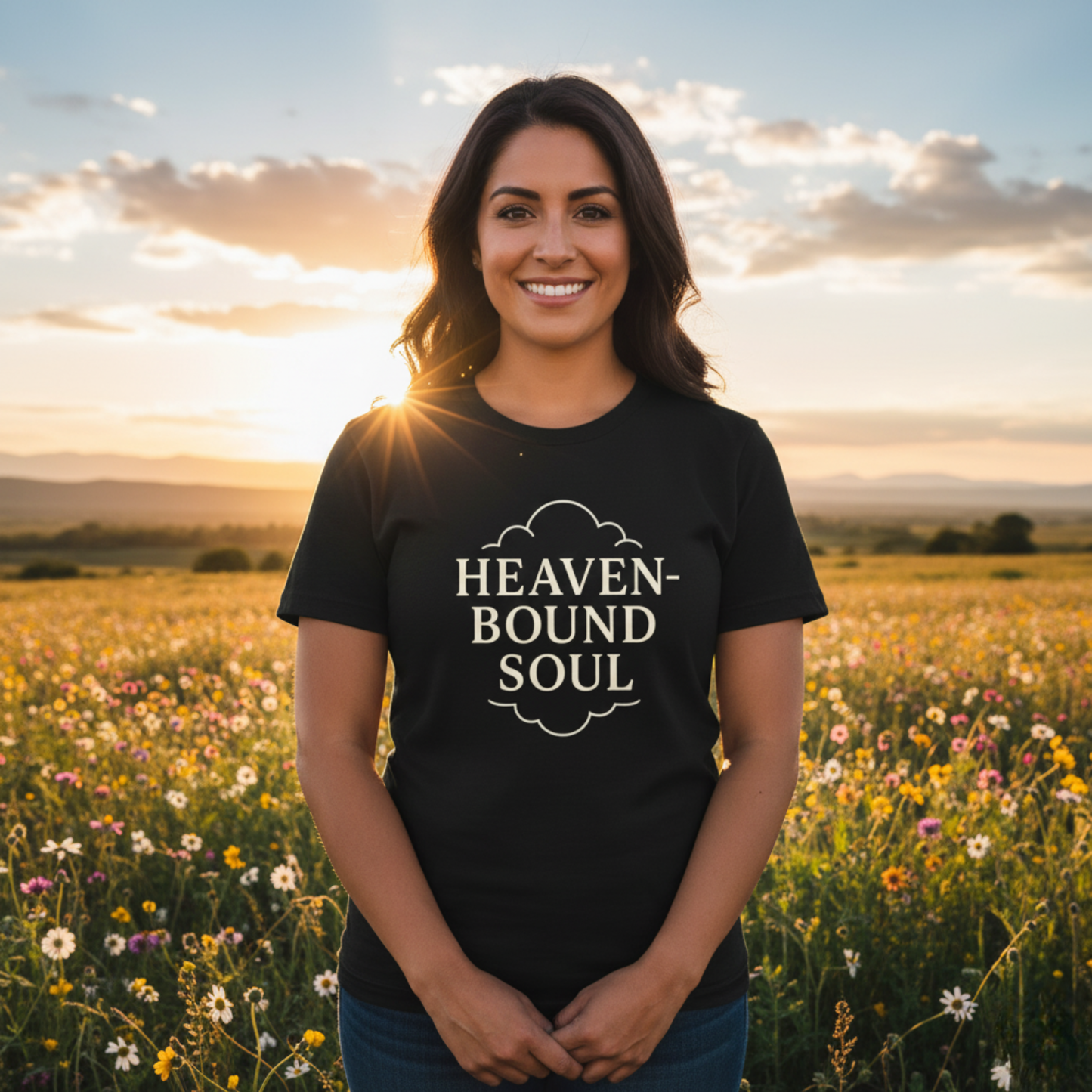 “Heaven-Bound Soul” Religious T-Shirt – Inspiring Faith and Hope
