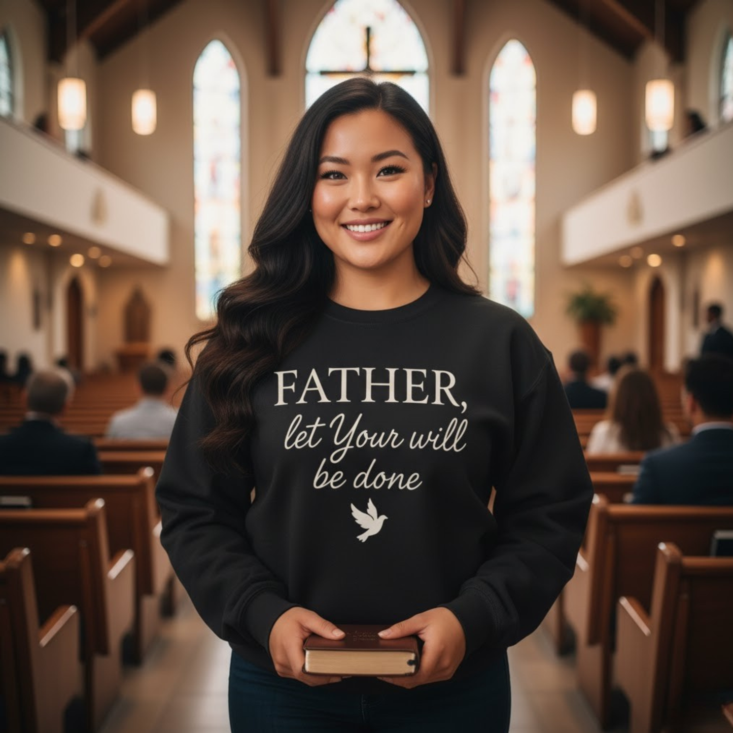 "Father Let Your Will Be Done" - Christian Sweatshirt