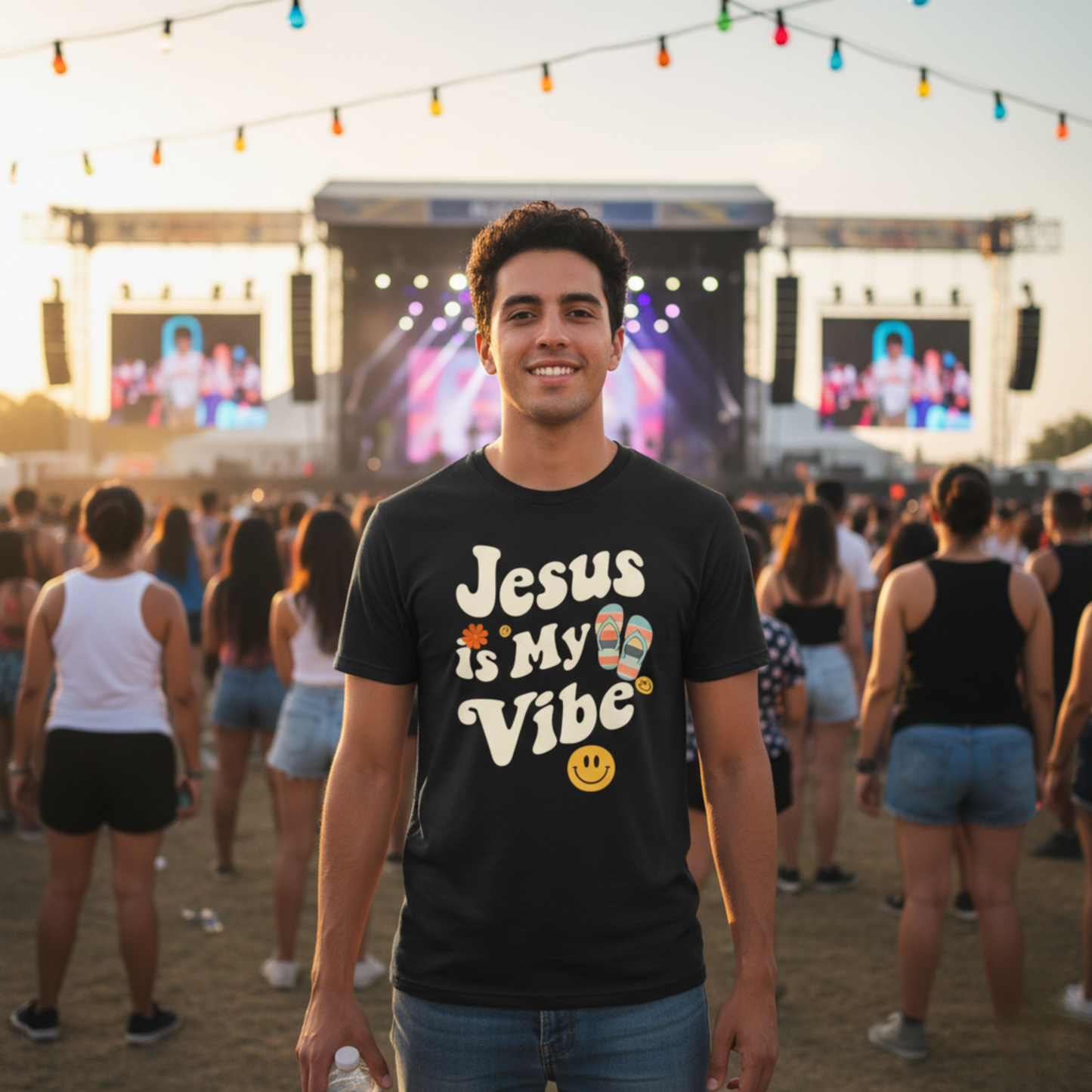 “Jesus Is My Vibe” Religious T-Shirt – Stylish Faith Statement