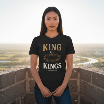 “King of Kings” Religious T-Shirt – Bold Declaration of Faith