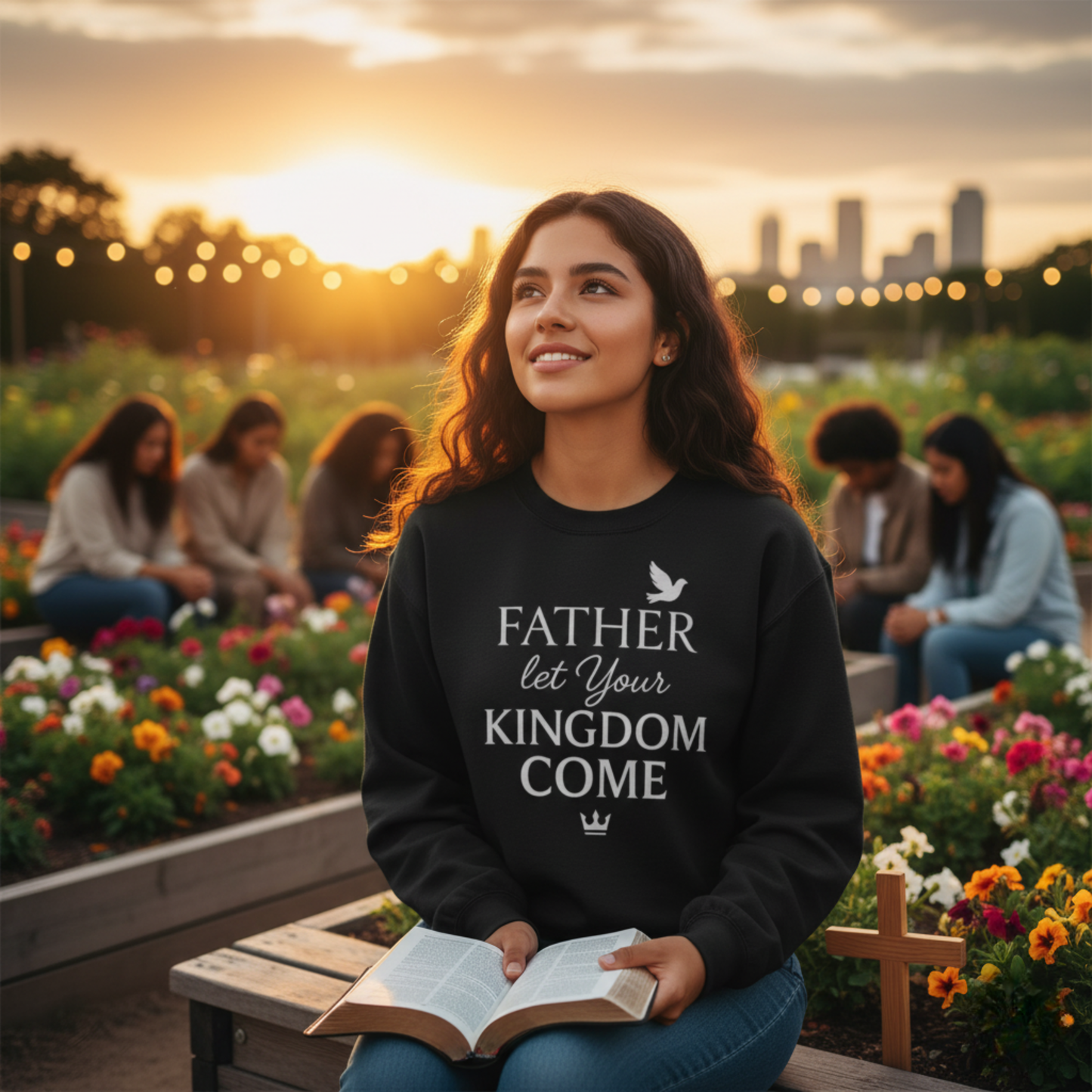 "Father, Let Your KIngdom, Come" - Christian Sweatshirt