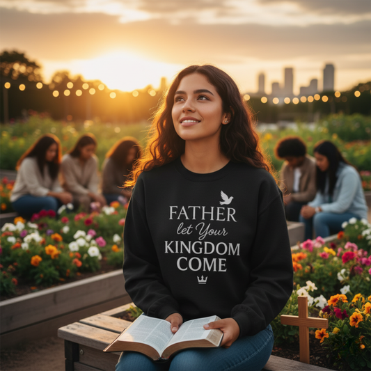 "Father, Let Your KIngdom, Come" - Christian Sweatshirt